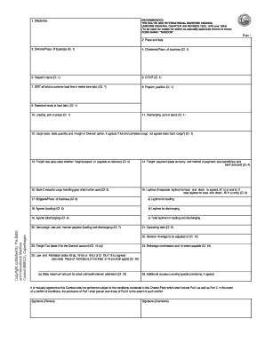 Gencon 94 Charter Agreement